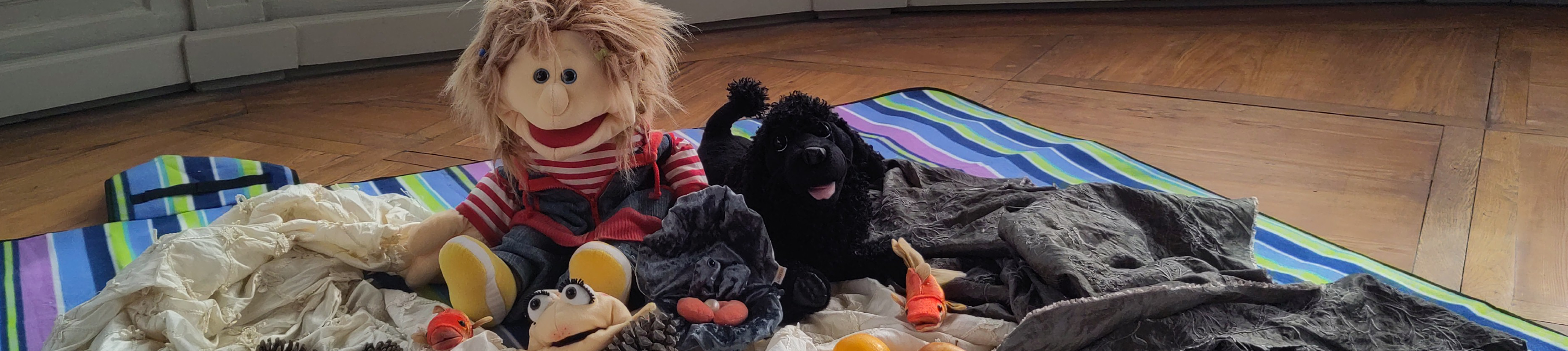 Kinderführung mit Handpuppen